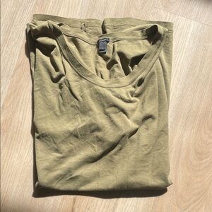 J. Crew Women’s 100% Cotton Short Sleeve Tee in Olive
